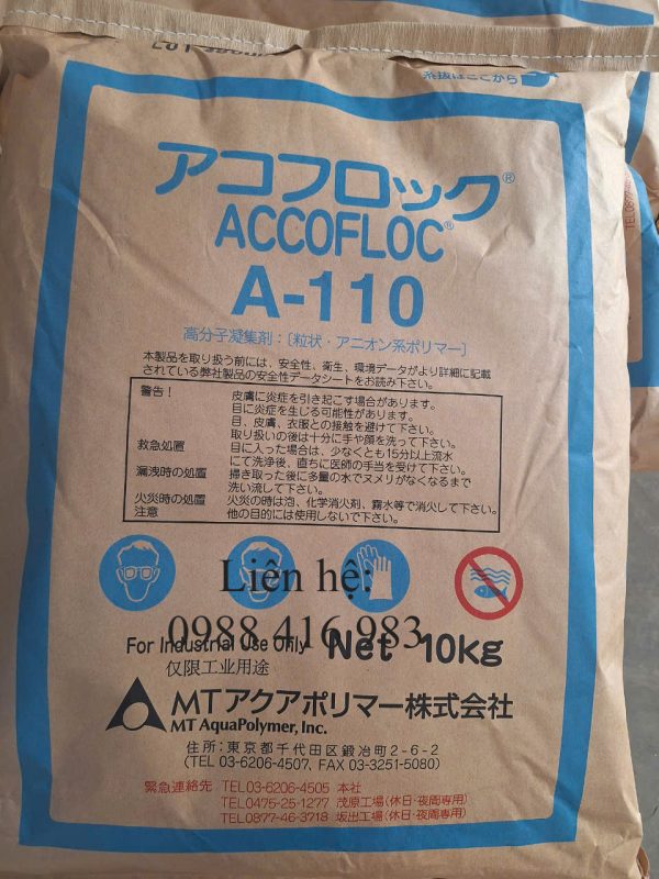 Accofloc A-110 – Giải pháp keo tụ hiệu quả cho xử lý nước thải công nghiệp