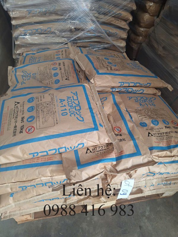 Sản phẩm ACCOFLOC A-110 nhập khẩu của chúng tôi