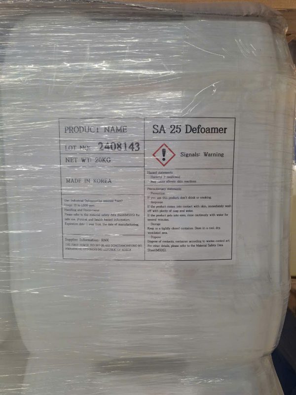 Thông số sản phẩm - Hóa chất công nghiệp