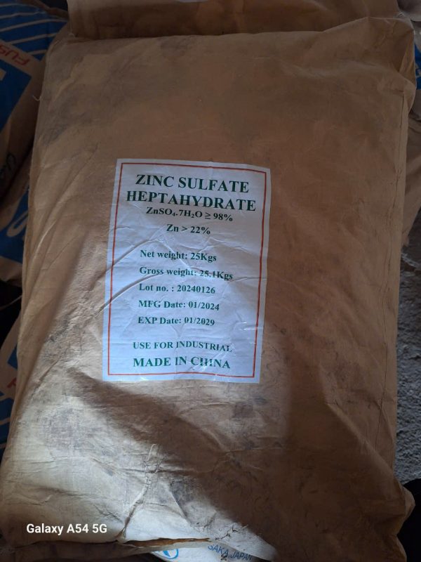 Zinc Sulfate Heptahydrate