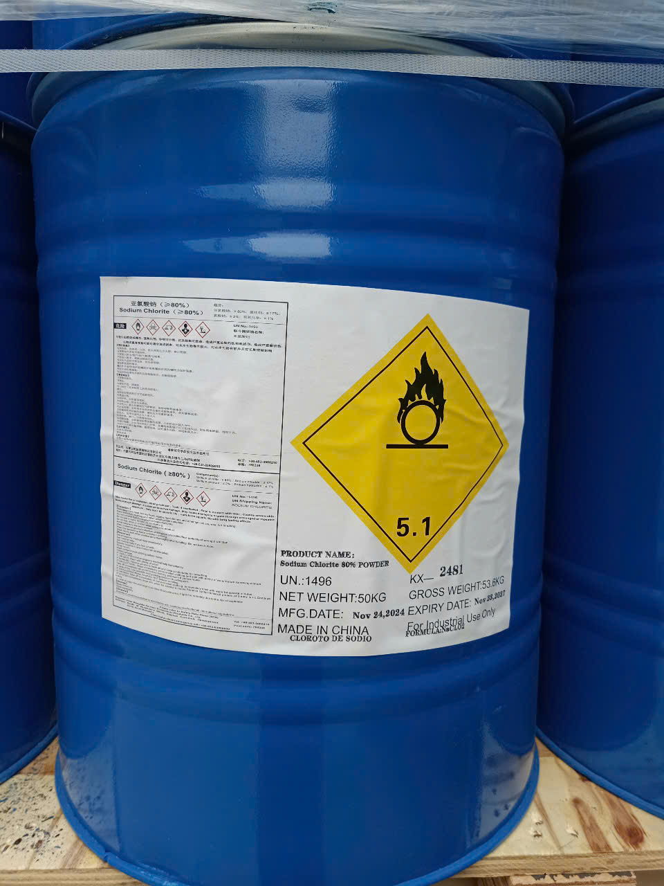 Sodium Chlorite 80% Powder – Tính Chất Vật Lý, Hóa Học và Ứng Dụng Công Nghiệp