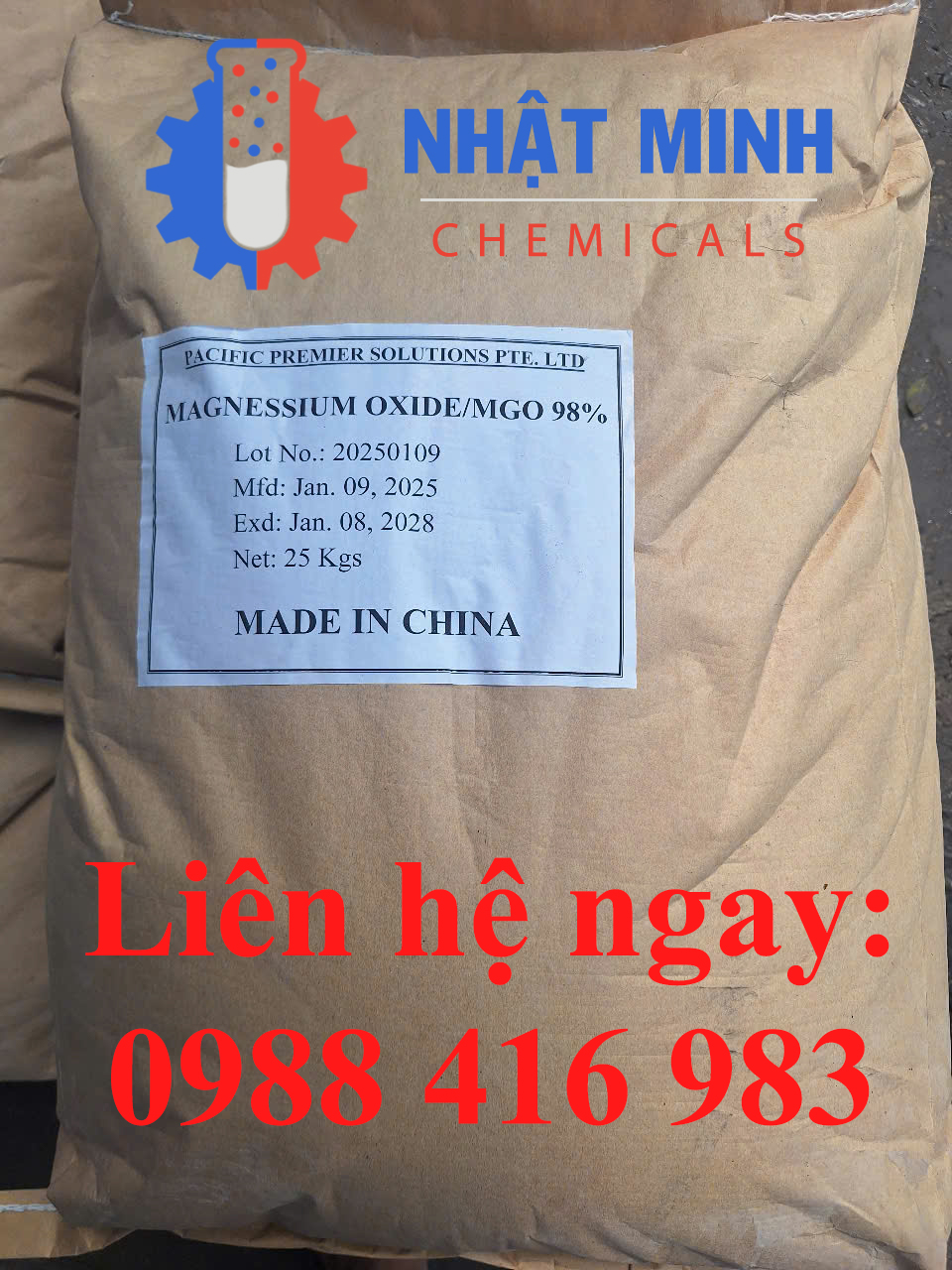 Tính chất và ưu điểm nổi bật của Magnesium Oxide (MgO) 98%-1