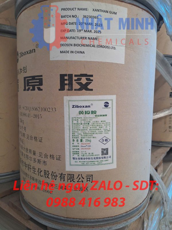 Xanthan Gum Ziboxan - Phụ gia thực phẩm chất lượng cao do Deosen sản xuất, phân phối bởi Nhất Minh Chemicals