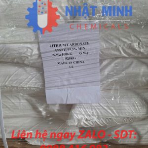 Lithium Carbonate 25kg của công ty Nhật Minh Chemicals, sản phẩm nhập khẩu từ Trung Quốc, liên hệ ZALO 0988 416 983 để biết thêm chi tiết.