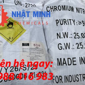 Sản phẩm Chromium Nitrat Với độ tinh khiết lớn trên 90% cho công nghiệp