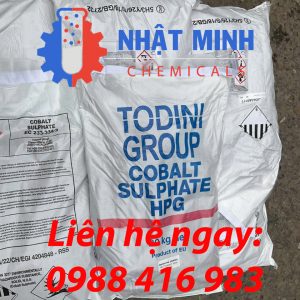 Cobalt Sulphate (Cobalt Sulfate) HPG — Todini Group (20 kg net) là một hợp chất cobalt được dùng rộng rãi trong nhiều ngành công nghiệp. Sản phẩm có dạng bột/tinh thể, cung cấp ion cobalt cho các quy trình kỹ thuật. Bài viết này tập trung vào ứng dụng, an toàn và chính sách sử dụng.