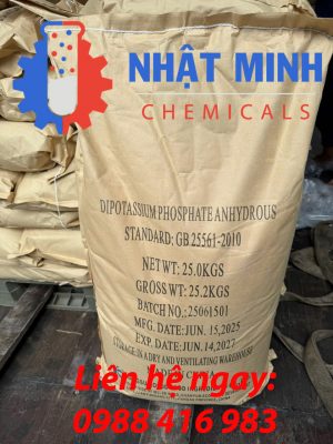 Bao 25kg Dipotassium Phosphate Anhydrous (Tiêu chuẩn GB 25561-2010), Batch 25061501, NSX 15/06/2025, HSD 14/06/2027 — Jiangsu Kolod (Made in China)