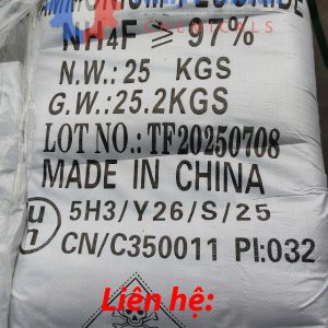 Ảnh bao bì Ammonium Fluoride (Ammonium fluoride) với nhãn cảnh báo 