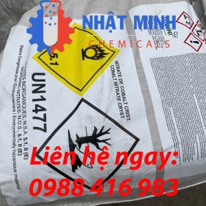 Bao Cobalt Nitrate Crystal (UN1477) Todini 25 kg – Cobalt(II) Nitrate, chất oxy hóa mạnh, dùng trong pin và mạ điện