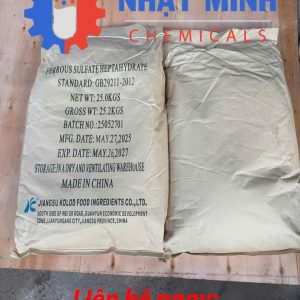 Bao bì Ferrous Sulfate Heptahydrate 25kg tiêu chuẩn GB29211-2012, Made in China