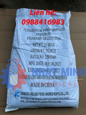 Bao 25kg Tetrasodium Pyrophosphate (anhydrous) - NET 25.0KGS - Made in China